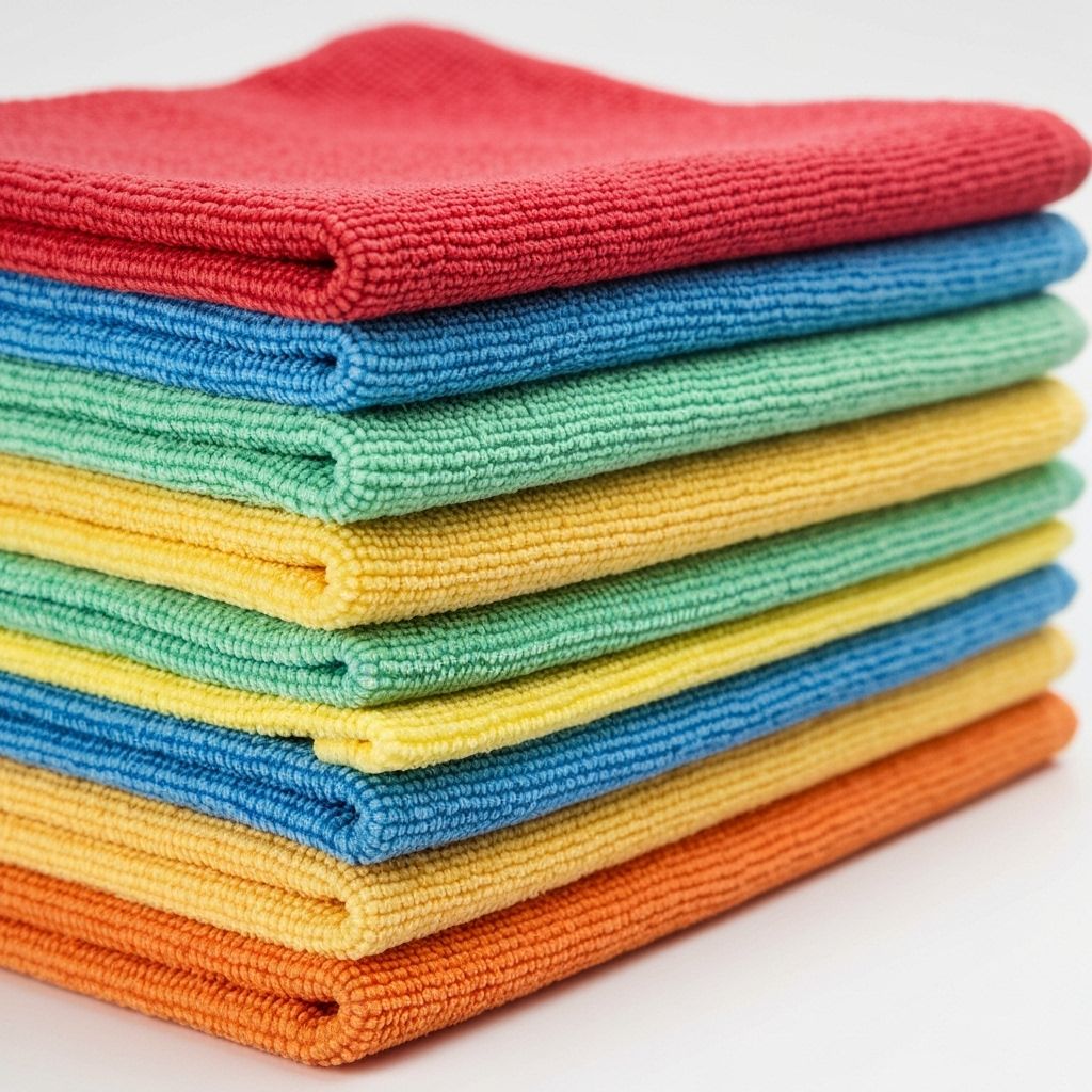 Microfiber cleaning cloths